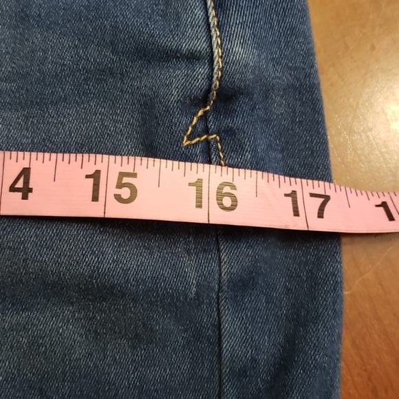 AEROPOSTLE High Waisted Shorty Denim Shorts 6 EUC - Picture 7 of 11